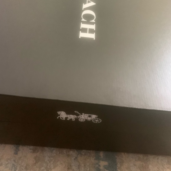 New women’s COACH rain booties size 5. In original box. Never worn (Galooshes) - Picture 2 of 8